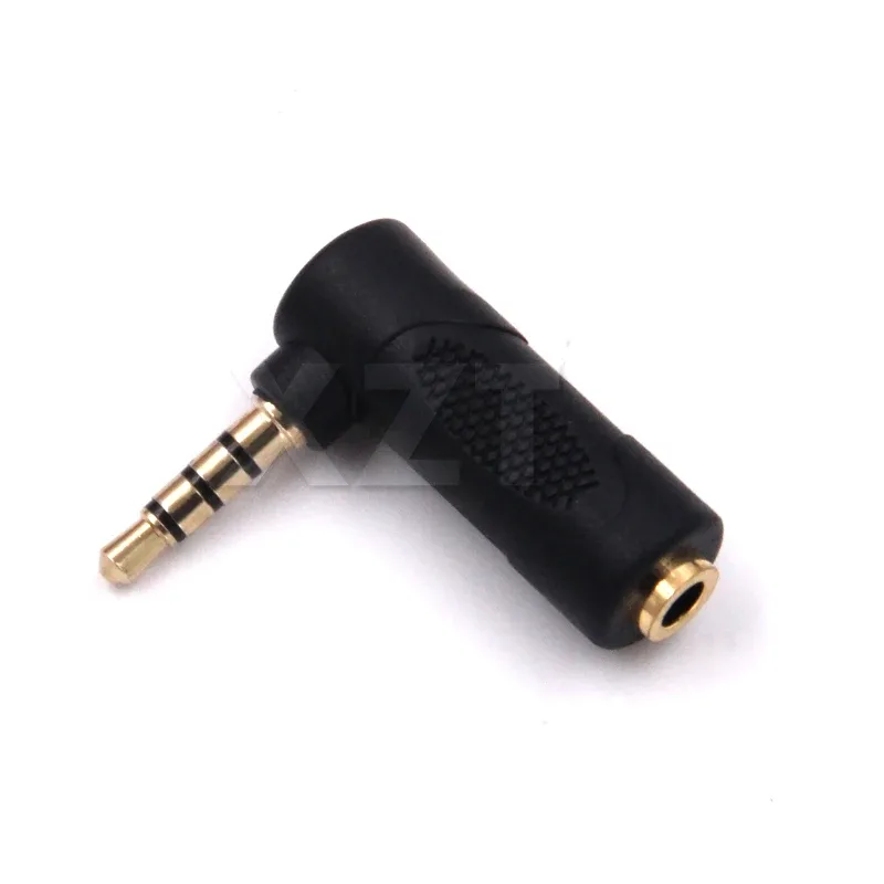 Adaptateur Jack 3,5 mm Mâle vers Femelle Coudé à 90° - Stéréo - Image 2