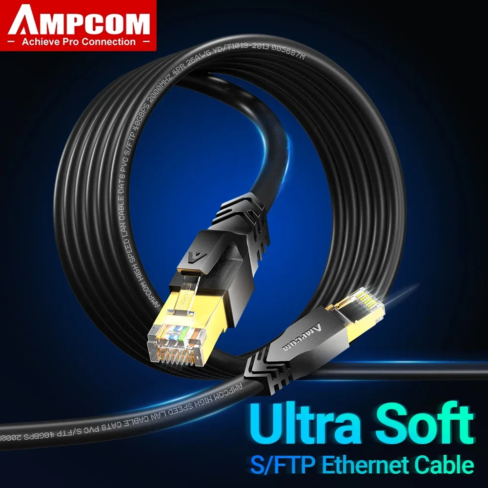 Câble Ethernet AMPCOM RJ45 Cat6A/7/8