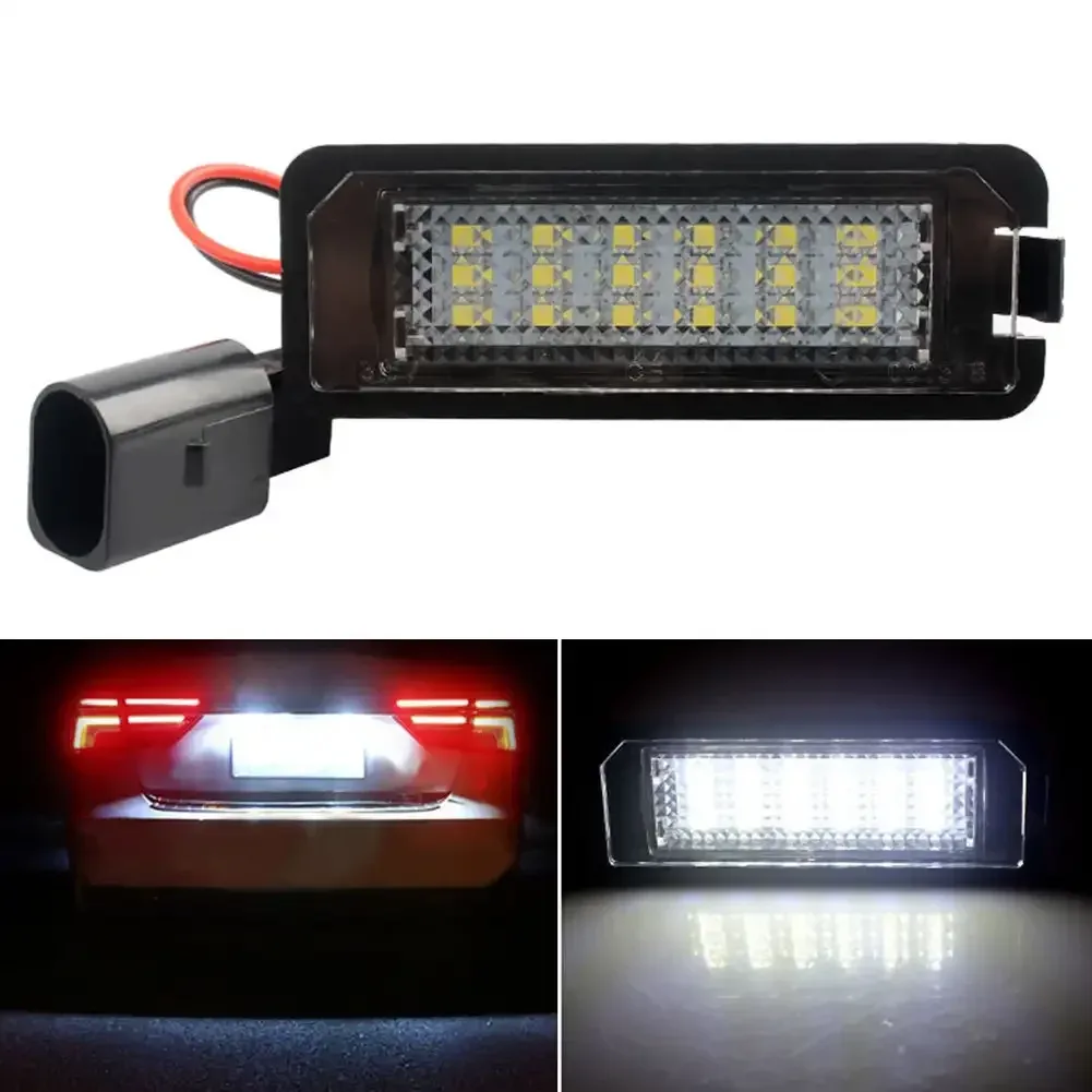 Kit d'Éclairage de Plaque d'Immatriculation LED Canbus pour VW Passat, Golf, Polo, Seat Leon et Altea - Image 4