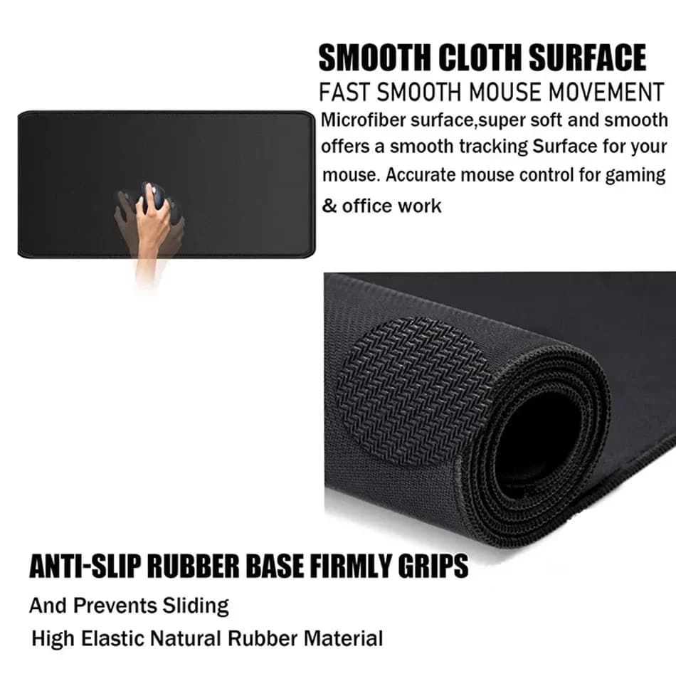 Tapis de souris gaming Anime Samouraï - 450 x 400 mm - Antidérapant et imperméable - Image 5