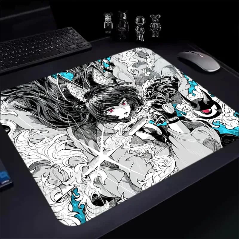 Tapis de souris gaming Anime Samouraï - 450 x 400 mm - Antidérapant et imperméable slide 12