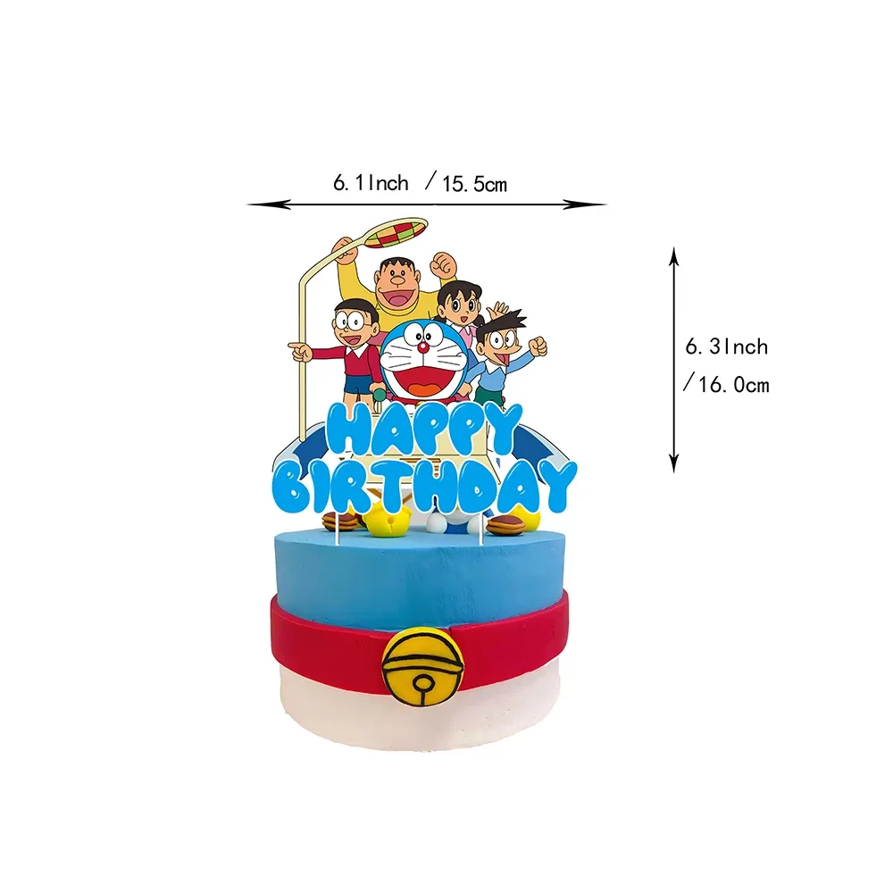 Kit de décoration et vaisselle d'anniversaire Doraemon slide 5