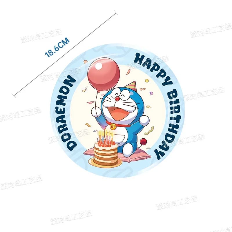 Kit de décoration et vaisselle d'anniversaire Doraemon slide 14