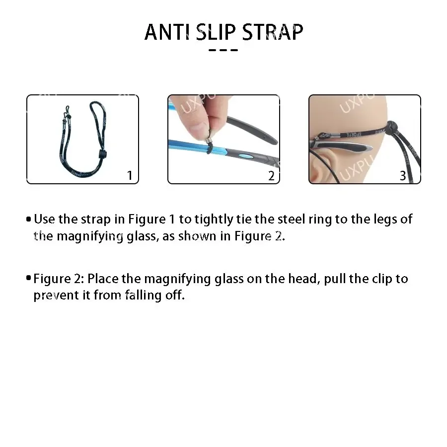 Lampe frontale de chirurgie dentaire sur monture de lunettes slide 3