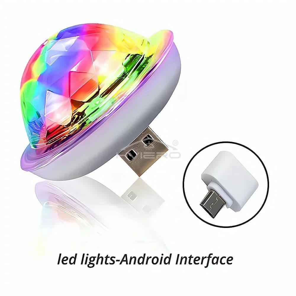 Mini lampe d'ambiance LED USB à effet disco RGB slide 12