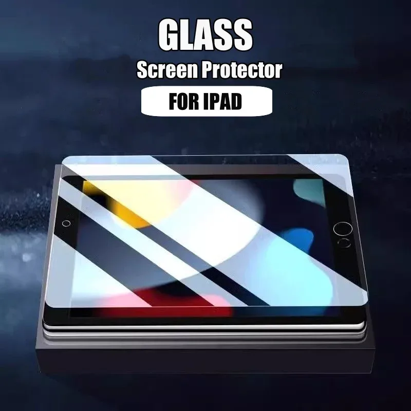 Protection d'écran en verre trempé pour iPad Pro, Air, Mini et iPad (Tous modèles) - Image 1