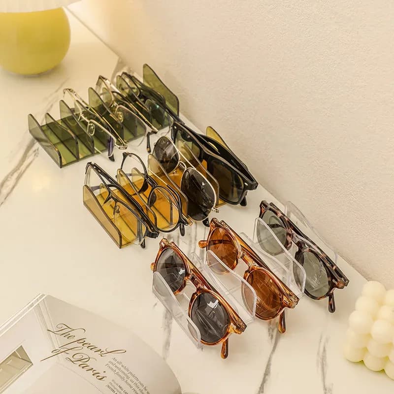 Organisateur de maquillage à compartiments pour palettes et cosmétiques - Image 5