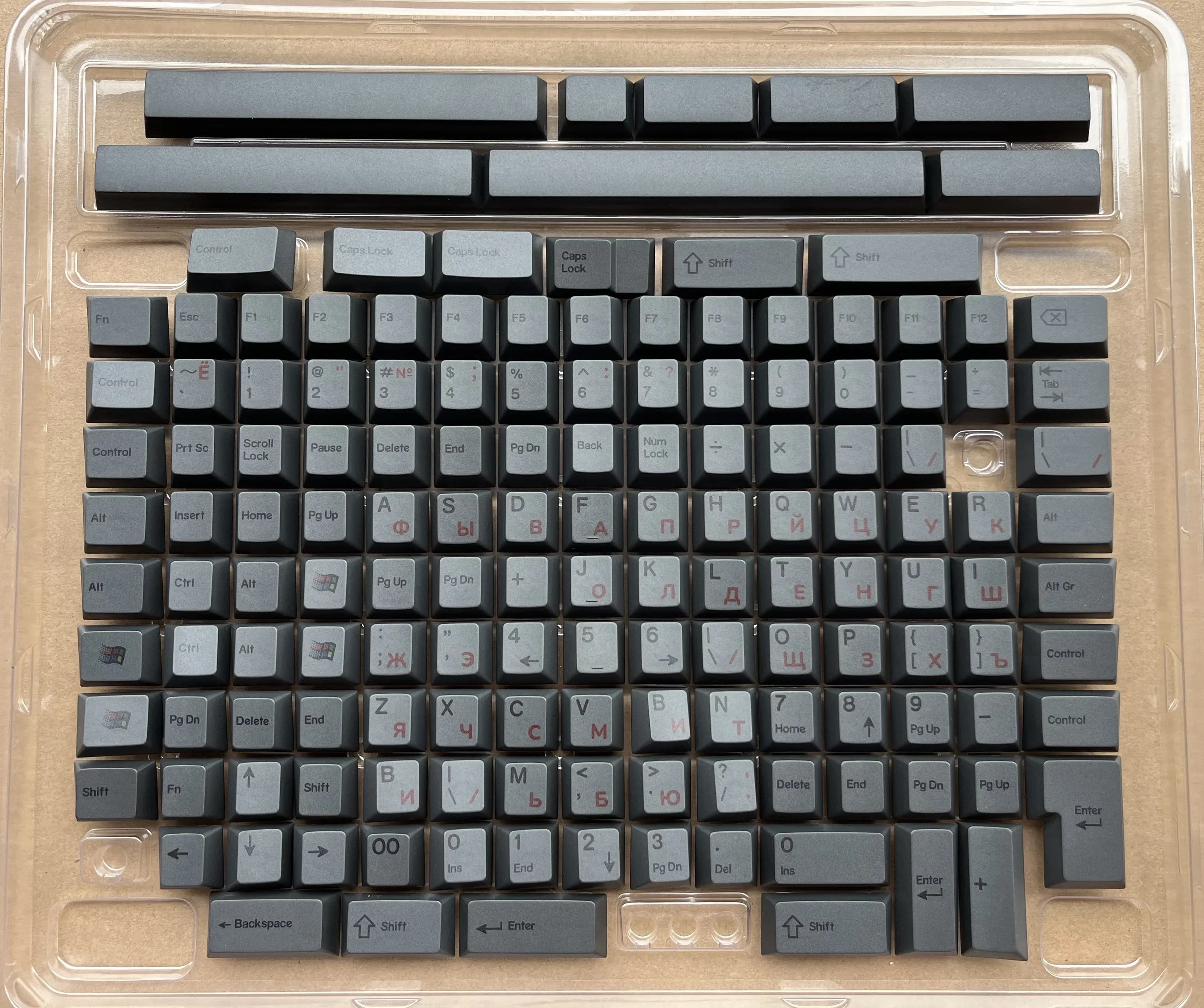 Keebox Shenpo Black on Black (BoB) - Set de touches PBT Profil Cherry - Dye-Sub slide 9