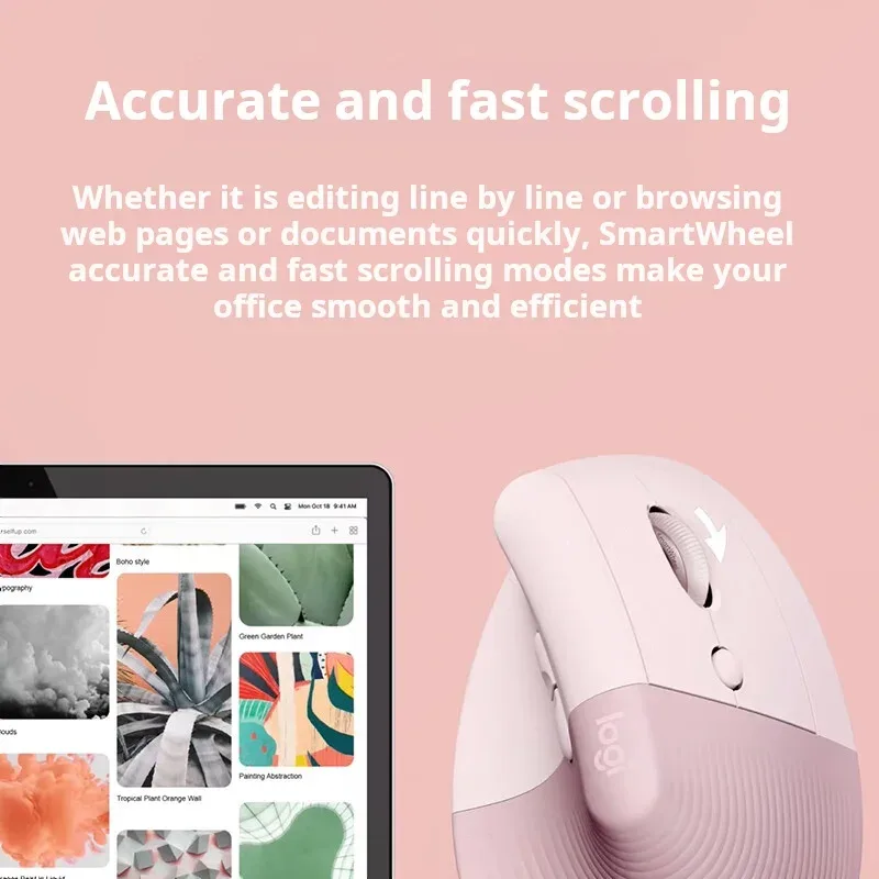 Logitech Lift - Souris ergonomique verticale sans fil pour petites mains, Bluetooth - Image 4