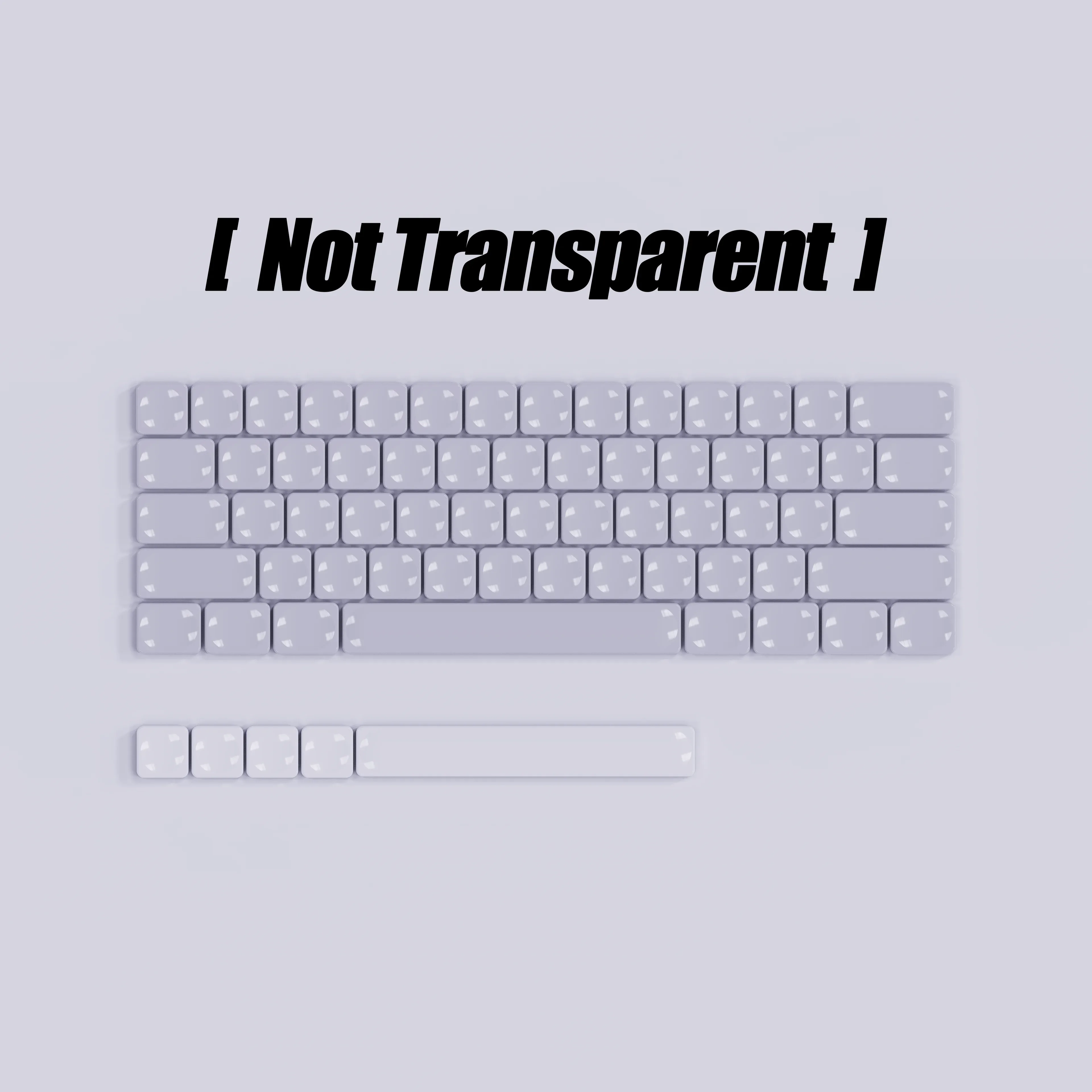 Clavier mécanique transparent en polycarbonate à profil bas slide 12