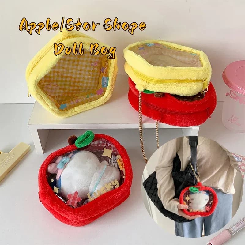 Sac de transport et d'exposition transparent pour peluches de 15 cm slide 5