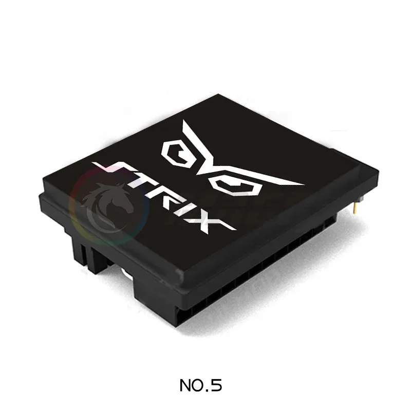 Adaptateur ATX 24 broches 5V ARGB avec logo personnalisable pour modding PC slide 7