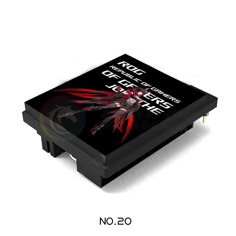 Adaptateur ATX 24 broches 5V ARGB avec logo personnalisable pour modding PC slide 14