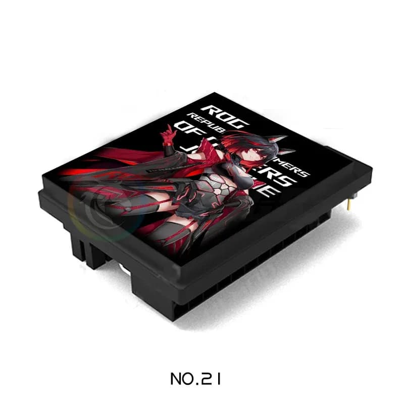 Adaptateur ATX 24 broches 5V ARGB avec logo personnalisable pour modding PC slide 12
