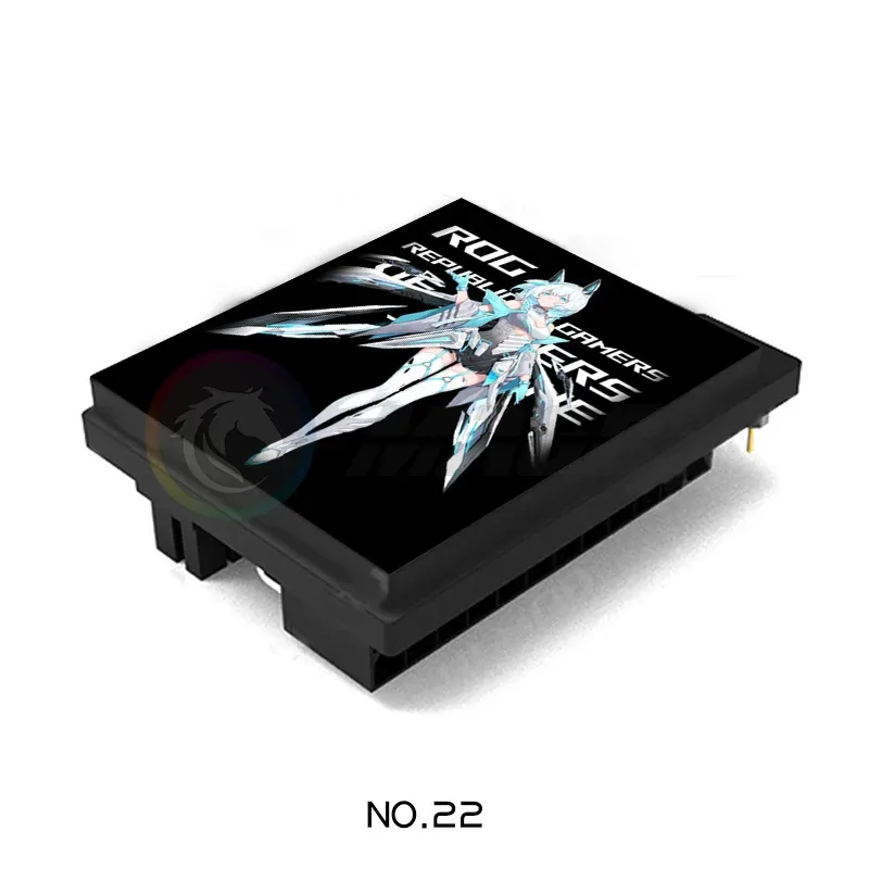 Adaptateur ATX 24 broches 5V ARGB avec logo personnalisable pour modding PC slide 11