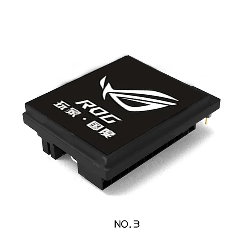 Adaptateur ATX 24 broches 5V ARGB avec logo personnalisable pour modding PC slide 9