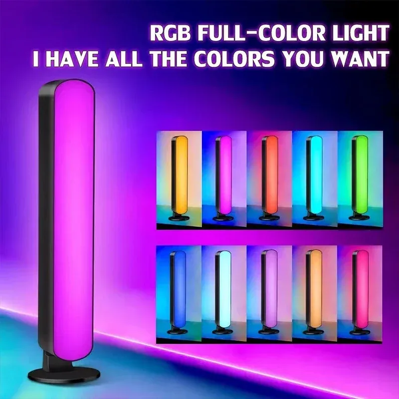 Barres lumineuses LED RGB d'ambiance avec synchronisation musicale et télécommande - Image 4