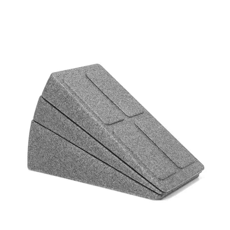 Ensemble de 3 cales de squat et planches inclinées antidérapantes pour étirement des mollets slide 8