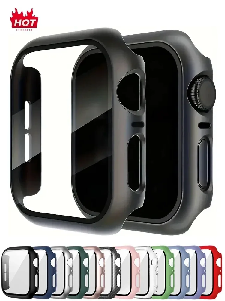 Coque de protection avec verre trempé pour Apple Watch - Image 1