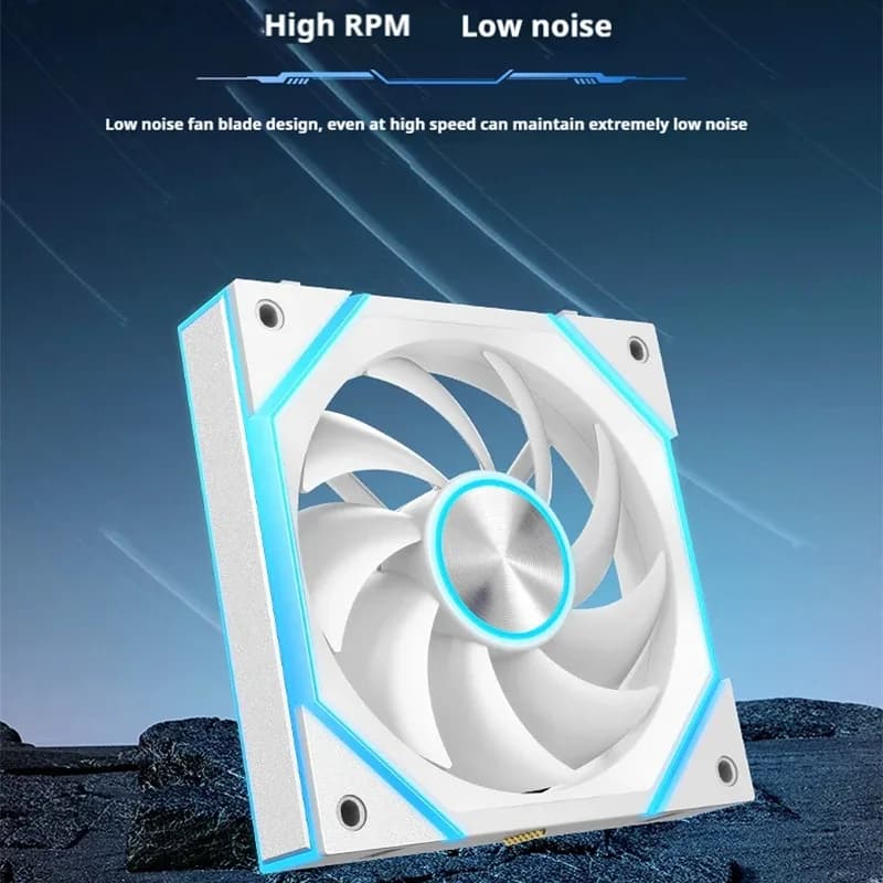 Star Brick P1 Jungle Léopard Interstellaire SE - Pack de 3 Ventilateurs PC ARGB 120 mm Modulaires - Image 4