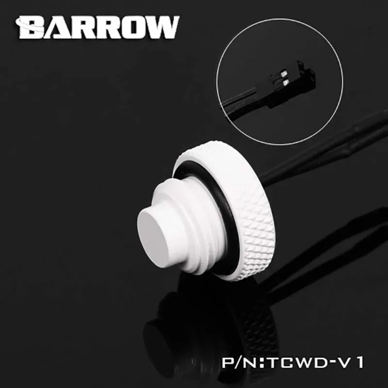 Barrow - Bouchon d'arrêt G1/4" avec thermomètre pour watercooling - Image 2