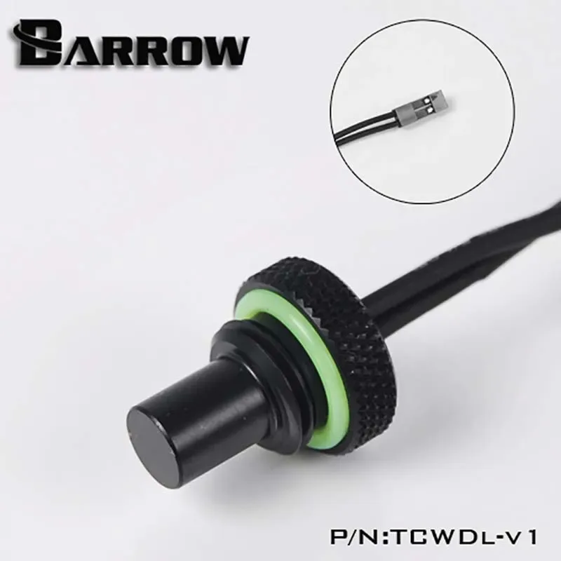 Barrow - Bouchon d'arrêt G1/4" avec thermomètre pour watercooling - Image 5