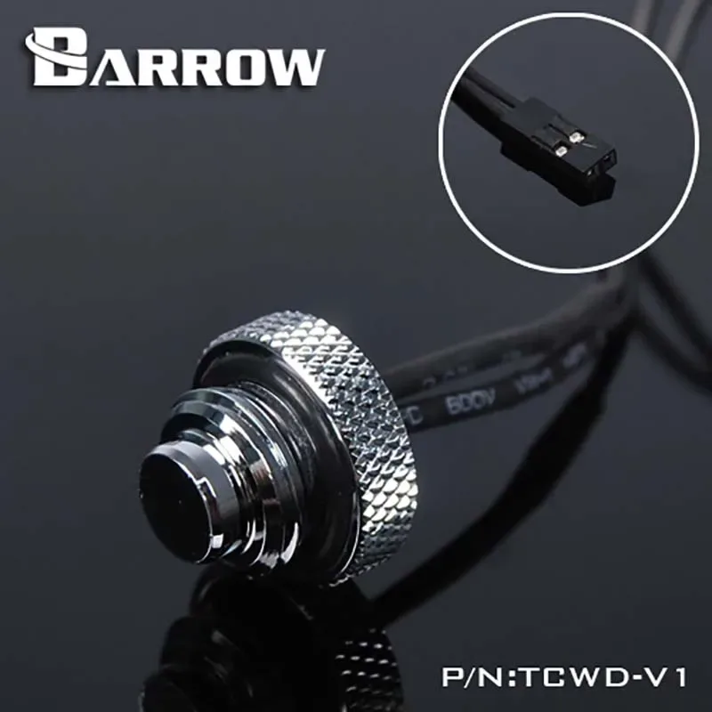 Barrow - Bouchon d'arrêt G1/4" avec thermomètre pour watercooling - Image 3