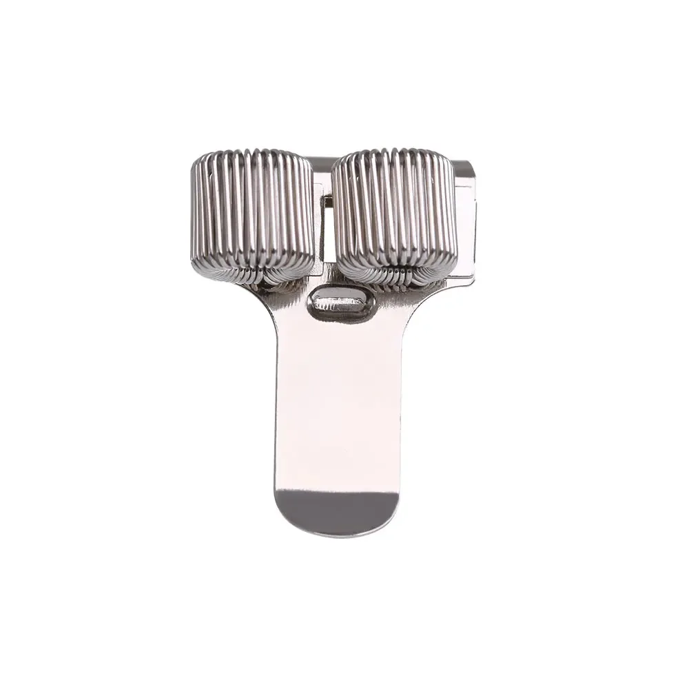 Porte-stylo métallique à ressort avec clip de poche slide 7