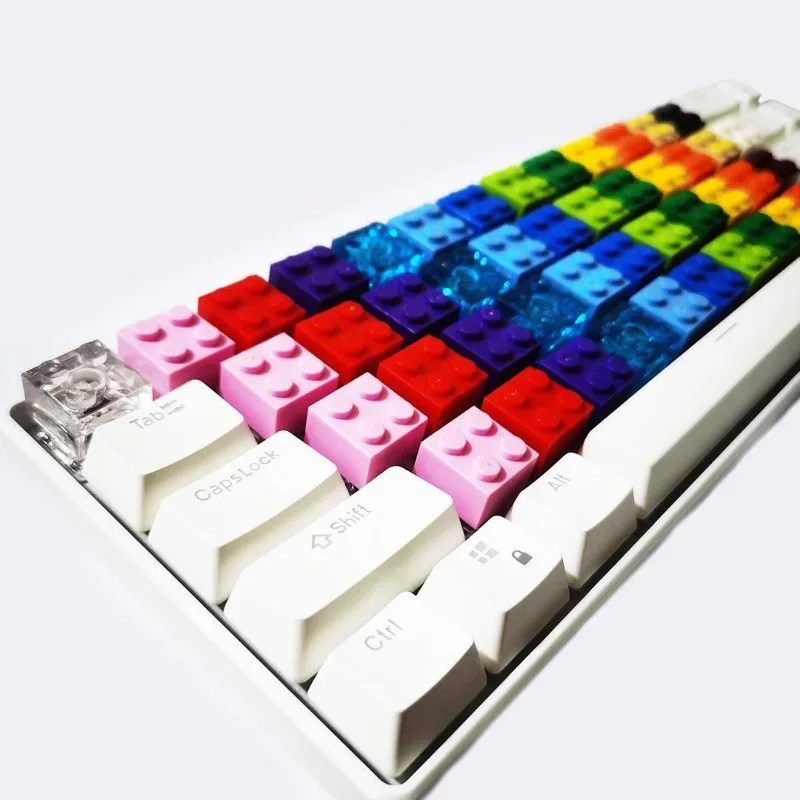 Touche de clavier mécanique style bloc de construction - Image 2