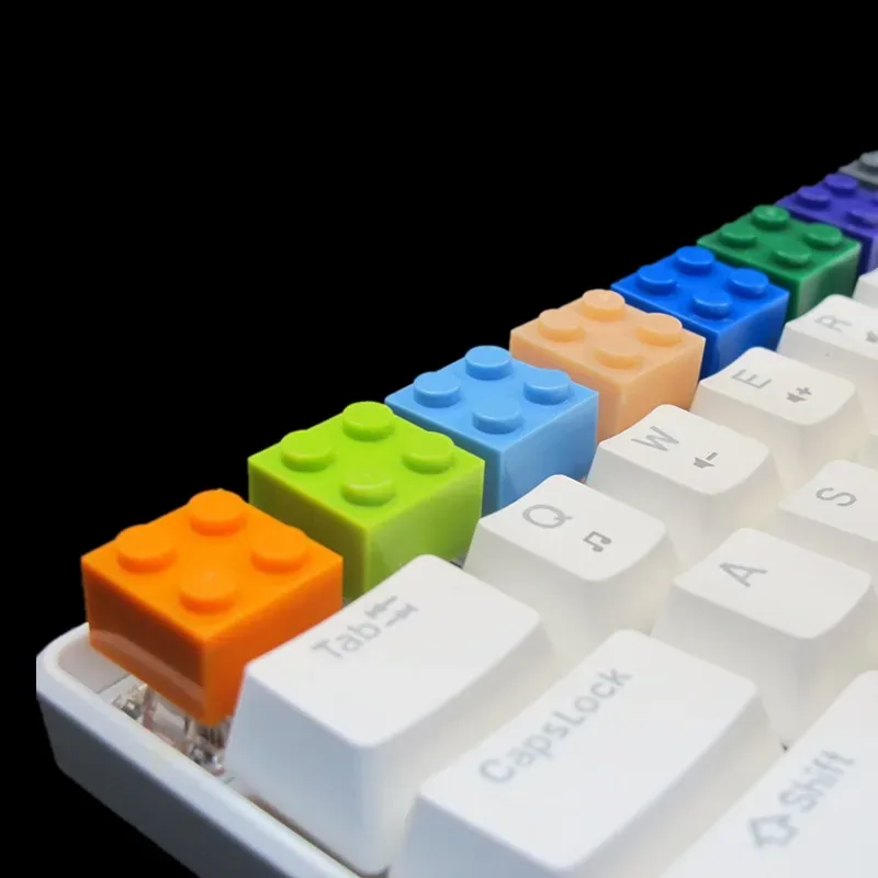 Touche de clavier mécanique style bloc de construction - Image 3