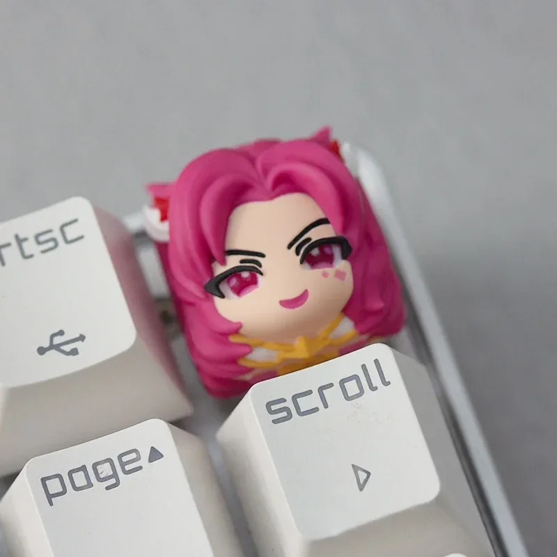 Touche de clavier artisanale en résine - Thème La Fille du Vide slide 12