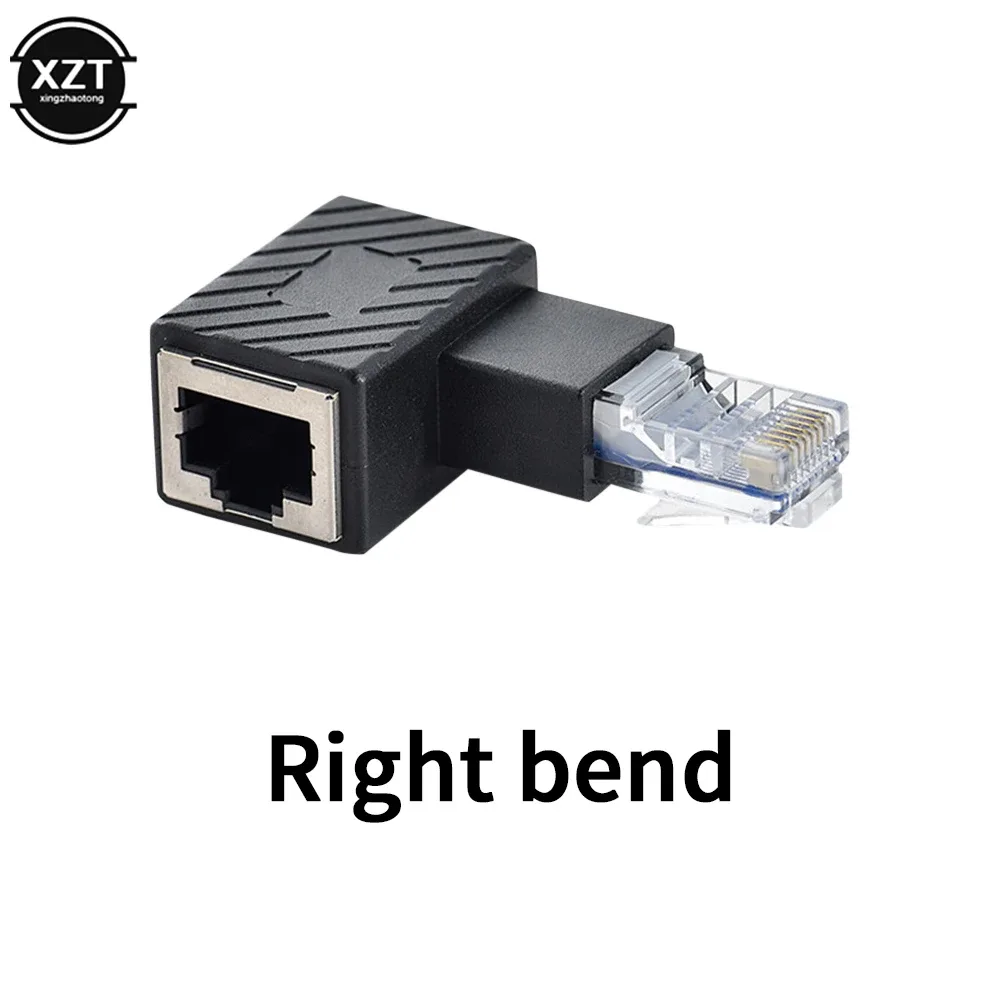 Adaptateur RJ45 Mâle vers Femelle Coudé à 90° - Cat5/Cat6 slide 5