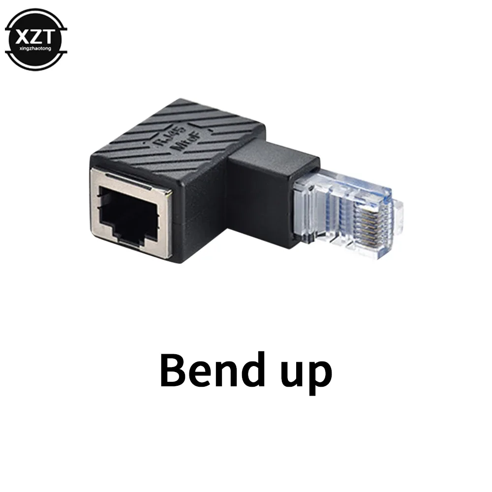Adaptateur RJ45 Mâle vers Femelle Coudé à 90° - Cat5/Cat6 slide 2