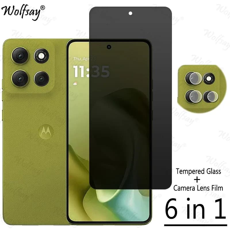Verre trempé de confidentialité pour Motorola Moto G86 Power