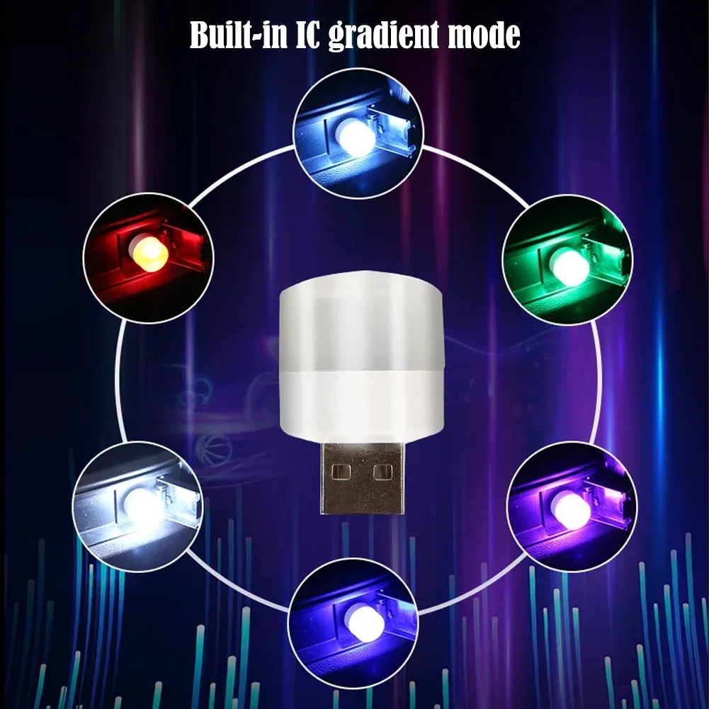 Mini lampe LED USB tactile pour intérieur de voiture - Image 3