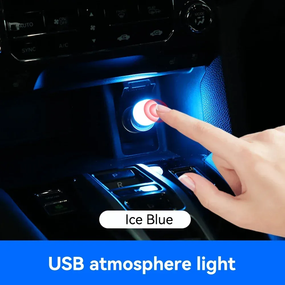 Mini lampe LED USB tactile pour intérieur de voiture slide 8