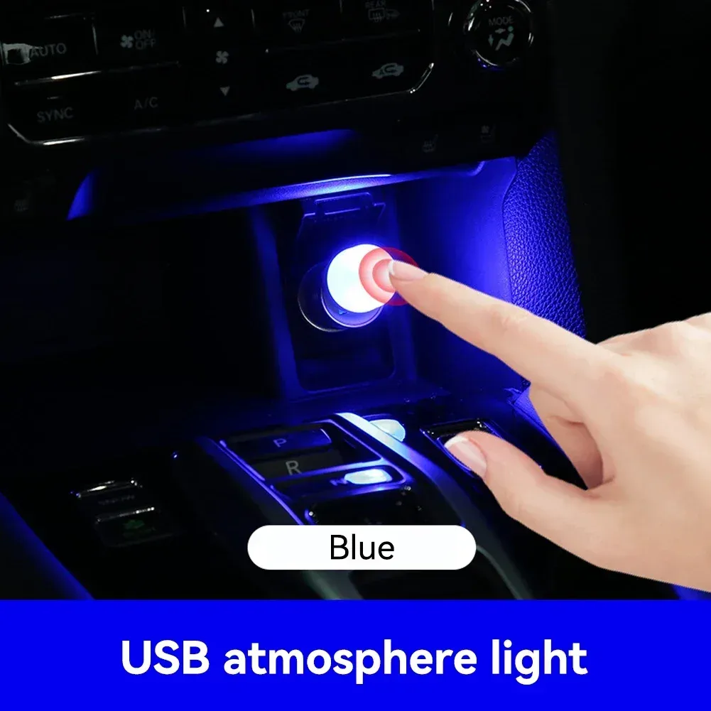 Mini lampe LED USB tactile pour intérieur de voiture slide 10
