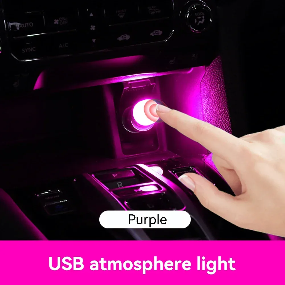 Mini lampe LED USB tactile pour intérieur de voiture slide 9