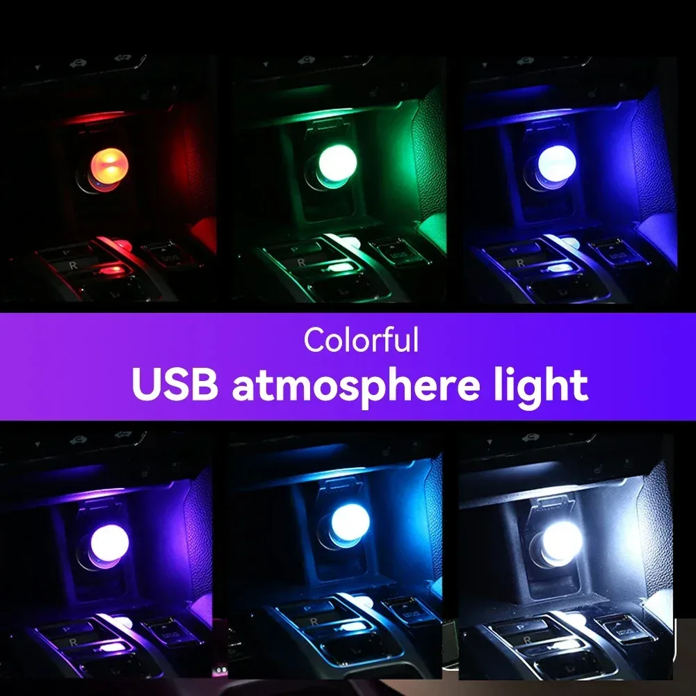 Mini lampe LED USB tactile pour intérieur de voiture slide 11