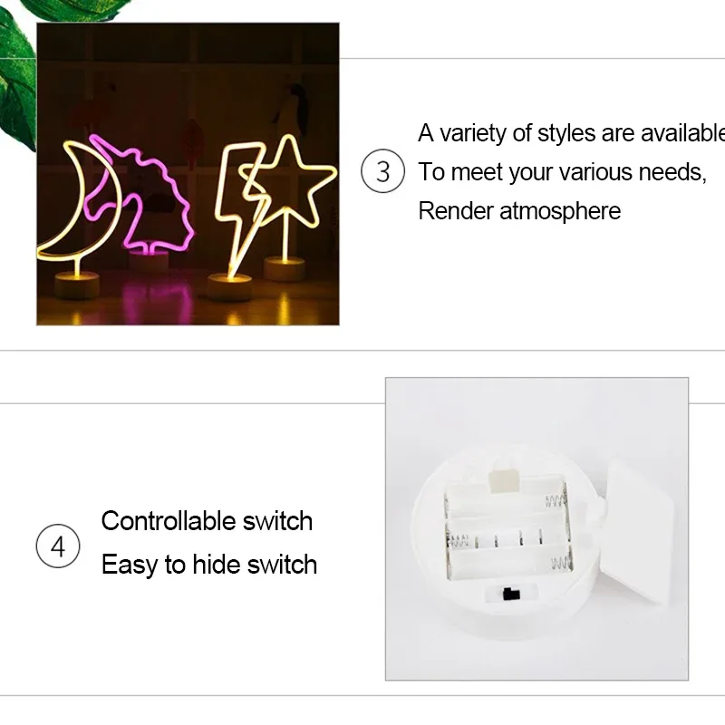 Veilleuse LED style néon multi-styles - Image 6