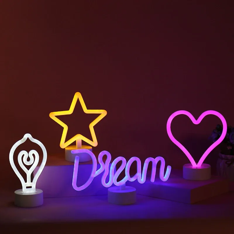 Veilleuse LED style néon multi-styles - Image 3