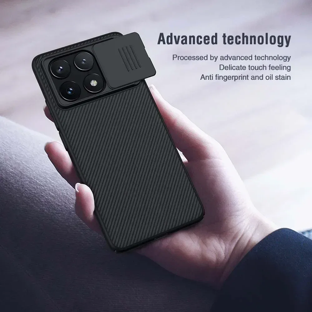 Coque Nillkin CamShield Pro pour Xiaomi POCO X6 Pro 5G / X5 5G avec protection de caméra coulissante - Image 3
