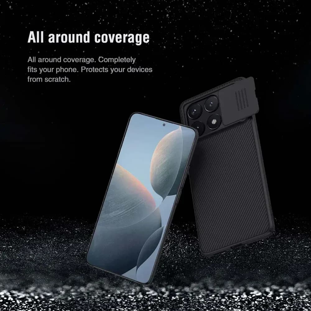 Coque Nillkin CamShield Pro pour Xiaomi POCO X6 Pro 5G / X5 5G avec protection de caméra coulissante - Image 6