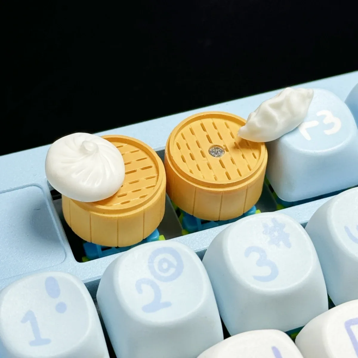 Touche Artisanale "Baozi" (Brioche à la Vapeur) pour Clavier Mécanique - Image 5
