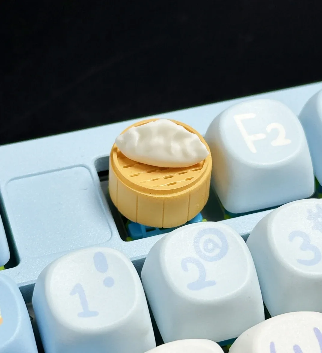 Touche Artisanale "Baozi" (Brioche à la Vapeur) pour Clavier Mécanique slide 7