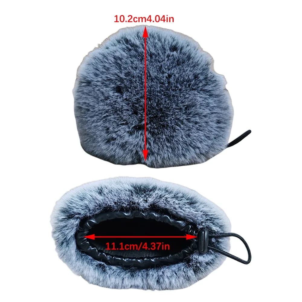 Bonnette anti-vent en fourrure pour microphone Blue Yeti - Image 6