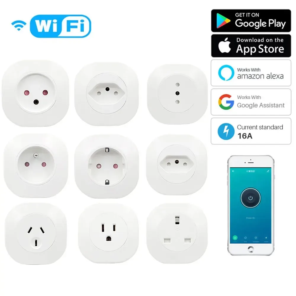 Prise connectée Wi-Fi 16A - Image 1