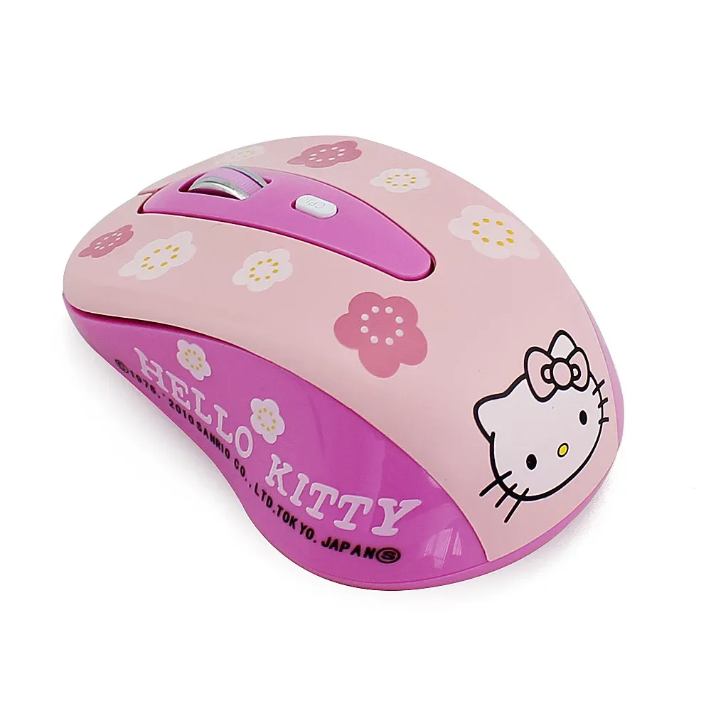 Souris sans fil silencieuse KT Cat - Rose - Batterie longue durée - Image 5