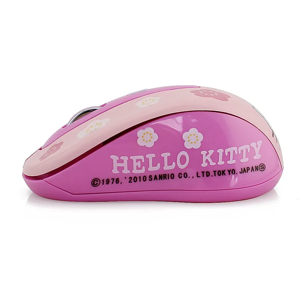 Souris sans fil silencieuse KT Cat - Rose - Batterie longue durée - Image 3