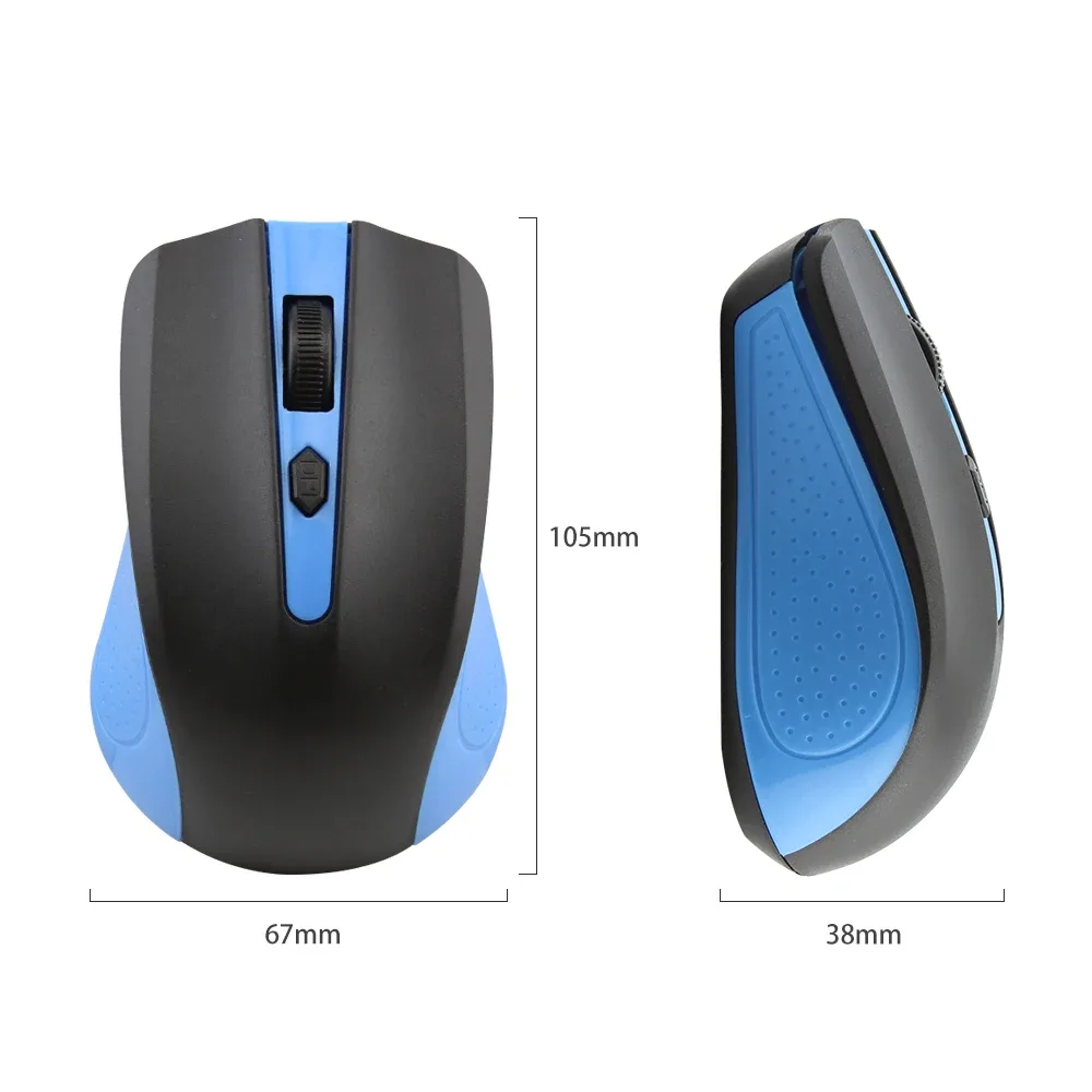 Mini souris optique sans fil ergonomique 2,4 GHz CHYI - Image 3